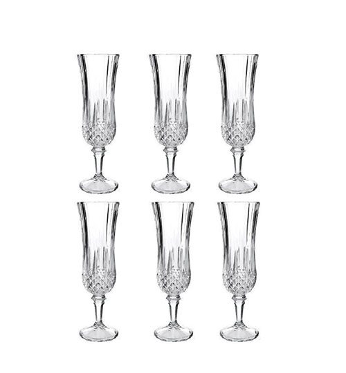 crystal champagne flute