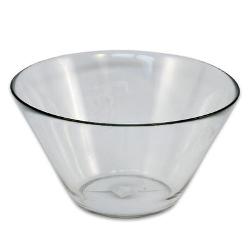 glass salad bowl