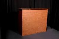 wooden bar counter maple for events